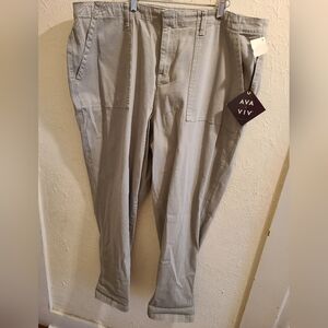 NWT Ava & Viv casual slacks